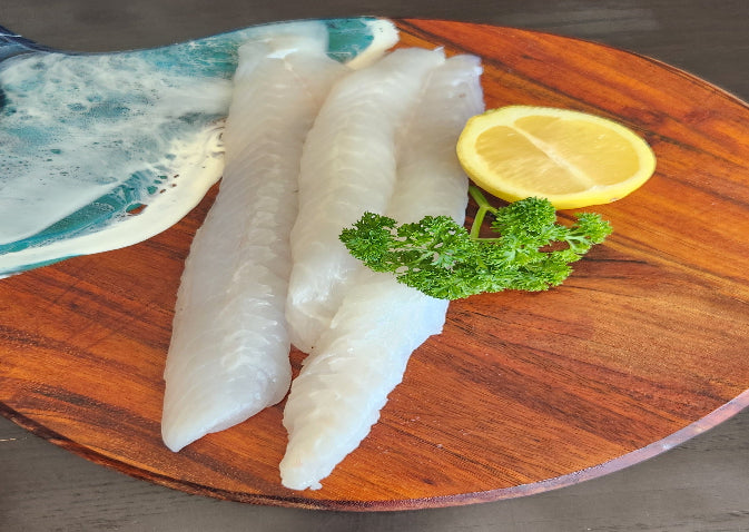 Blue Cod Fillets, Skinless, Boneless - Fresh