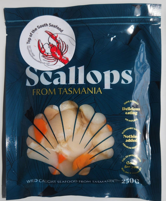 Tasmanian Scallops 250g