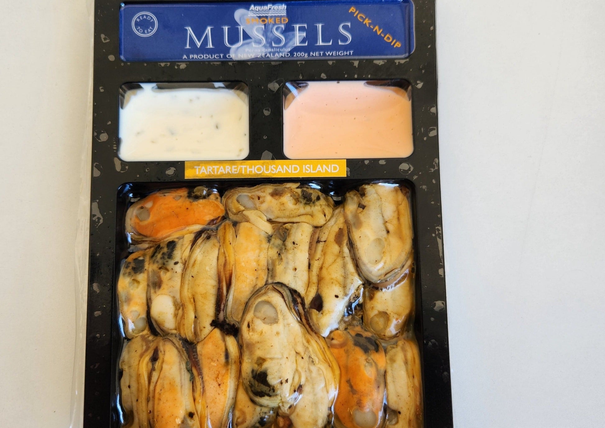 smoked mussels